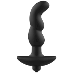 Pretty love - anustappi anchor form silikoni 12 värinätoimintoa  musta