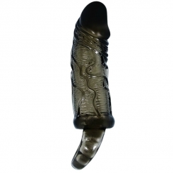 Baile - peniksen kasvatin cover with strap for kivekset  musta 13.5 cm
