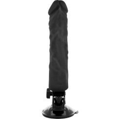 Basecock - realistinen vibraattori kaukosäädettävä  musta 21 cm -o- 4 cm 2