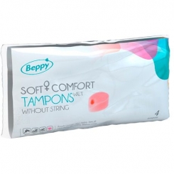 Beppy - Soft Comfort Tampons Wet 4 Units
