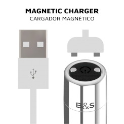  musta& hopea - kailan 2 hopeavärisevä magnetic luotivibraattori 4