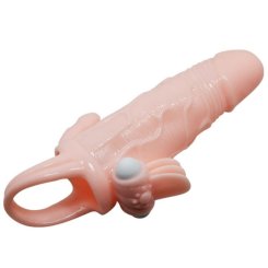 Baile - brave man penislisäke klitoris ja anus-stimulaattorilla flesh 16.5 cm 4