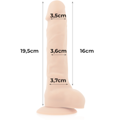 Cock miller - silikoni density articulable cocksil 19.5 cm 4