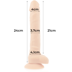 Cock miller - silikoni density articulable cocksil 24 cm 6