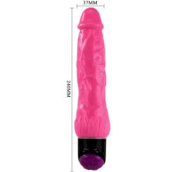 Baile - colorful sex realistinen vibraattori  pinkki 24 cm 1