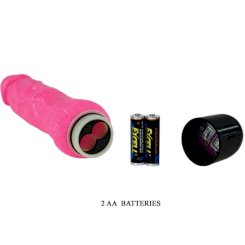 Baile - colorful sex realistinen vibraattori  pinkki 24 cm 2