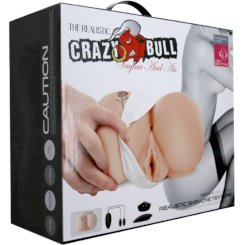 Crazy bull - vagina ja anus with realistinen tattoo vibraattorilla 10