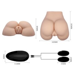 Crazy bull - realistinen vagina ja anus vibraattorilla position 5 14