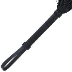 Darkness -  musta bondage whip 42cm nahka 0