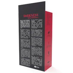Darkness -  musta säädettävä käsiraudat with tupla reinforcement tape 5
