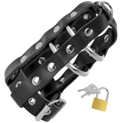Darkness - Nahka Chastity Cage With Lock