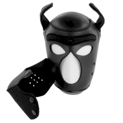 Darkness - neoprene dog maski with removable muzzle l 2