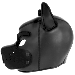 Darkness - neoprene dog maski with removable muzzle l 3
