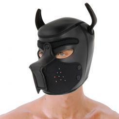 Darkness - neoprene dog maski with removable muzzle m 0