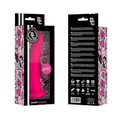Delta club - toys  pinkki dildo medical silikoni 17 x 3 cm 1