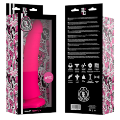 Delta club - toys  pinkki dildo medical silikoni 23 x 4.5 cm 4