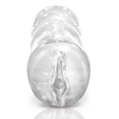 Extreme toyz -  läpinäkyvä vagina masturbaattori 3