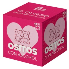 Osito & co - gummy bears with alcohol gin & mansikka