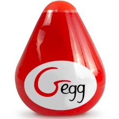 G-vibe - reusable kuvioitu masturbaattori egg red 1