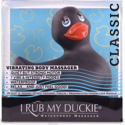 Big tease toys - i rub my duckie classic värisevä duck  musta 2