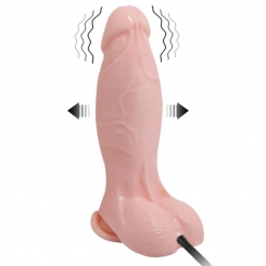 Basix - jelly penis slim 19 cm  pinkki