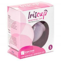 Iriscup - small  pinkki month cup a + free sterilizer bag