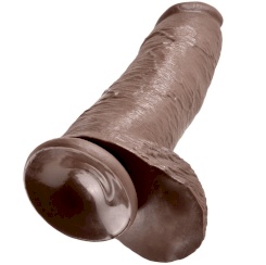 King cock - 12 dildo  ruskea kiveksillä 30.48 cm 1