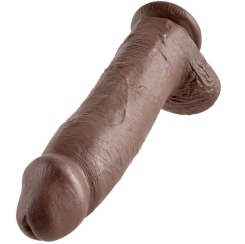 King cock - 11 dildo flesh kiveksillä 28 cm
