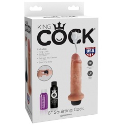 King cock - 15.24 cm ejakulointiing dildo 1