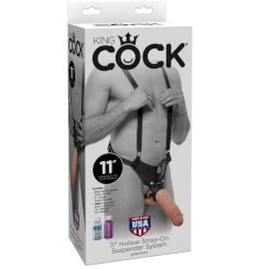 King Cock 28 Cm Hollow Strap-on...