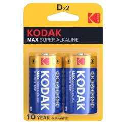 Kodak - Max Alkaline Battery D Lr20 2...