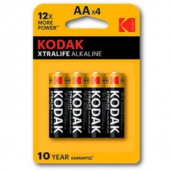 Kodak - max alkaline battery aa lr6 blister * 4