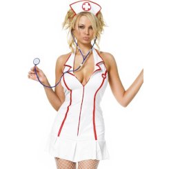 Leg Avenue Head Nurse Dress 3 Pieces...