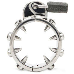 Darkness - nahka chastity cage with lock