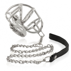 Darkness - nahka chastity cage with lock