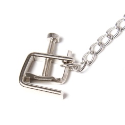Ohmama fetish - metalli screw clamps with chain 1