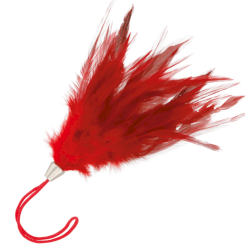 Ohmama Fetish Red Stimulating Feather...