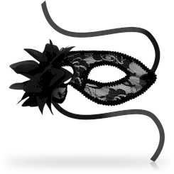 Ohmama - masks  musta nauha ja flower masks 1