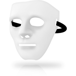 Ohmama - masks classic  musta opaque mask
