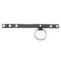 Ohmama Metal Cock Ring With Ball Divider