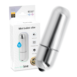 Online Mini Bullet Vibe - Silver