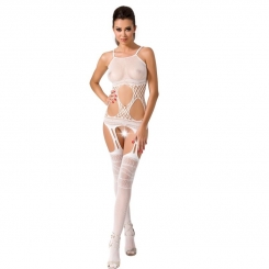 Passion - woman bs027 body  valkoinen dress style  - yksi koko