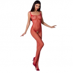Passion Woman Bs071 Bodystocking - Red...