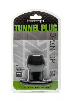Perfect fit brand - peppu tunnel plugi silikoni  musta m 0
