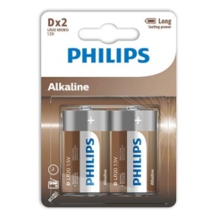 Philips Alkaline Battery D Lr20...