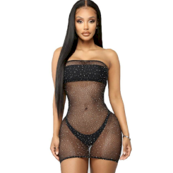 Queen lingerie - net body dress s/l