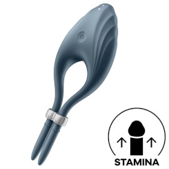 Ohmama - kuvioitu penis sheath with värisevä luotivibraattori
