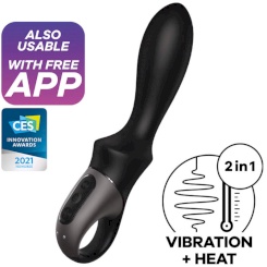 Satisfyer - heat climax anaalivibraattori app  musta