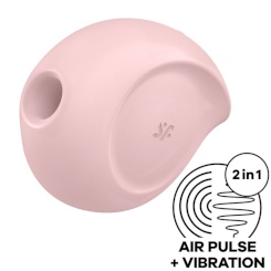 Satisfyer - dual kiss air pulse vibraattori  musta