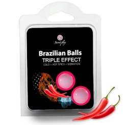 Secretplay - setti 2 brazilian balls triple effect